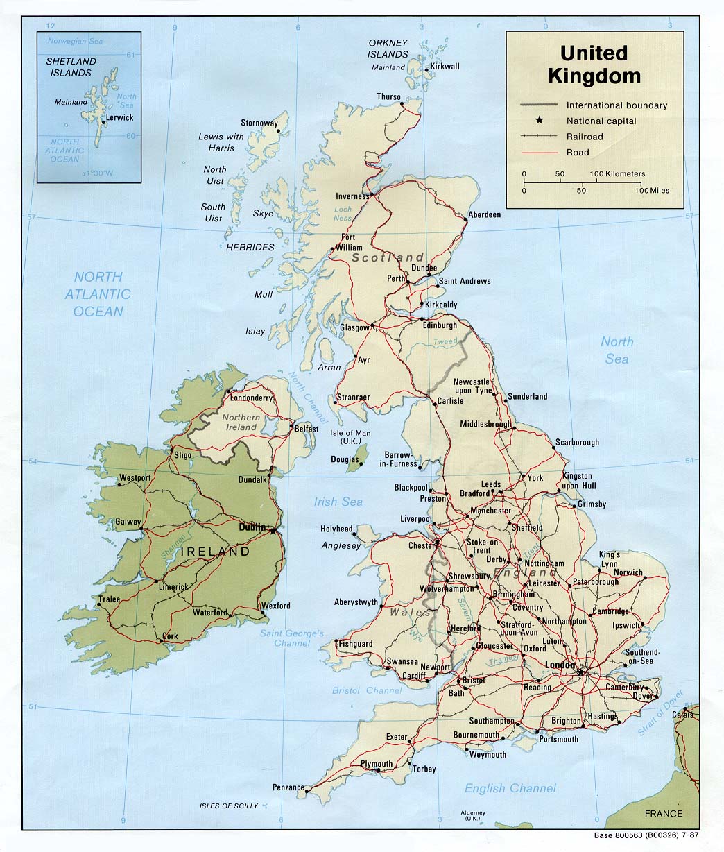 英国常用地图-英国地图,英国铁路图,伦敦地图,伦敦地铁图,爱丁堡地图